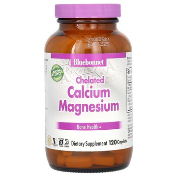 Bluebonnet Nutrition, 鈣鎂螯合物，120 粒