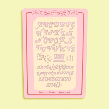 書法手帳繪圖板 Birthday Special