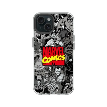 iPhone 15 Clear 透明 - 迪士尼-漫威 Marvel - 漫威英雄-漫畫標誌