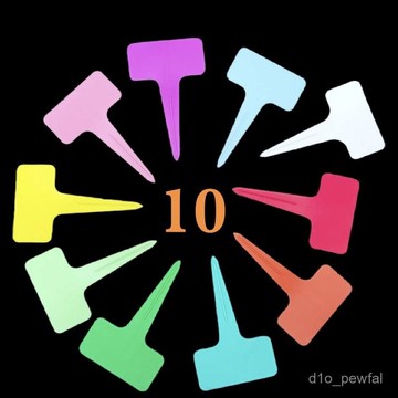 🔥桃園出貨-【1023人收藏】標簽牌T型多標簽標識花卉標簽園藝名字記錄防水塑料牌