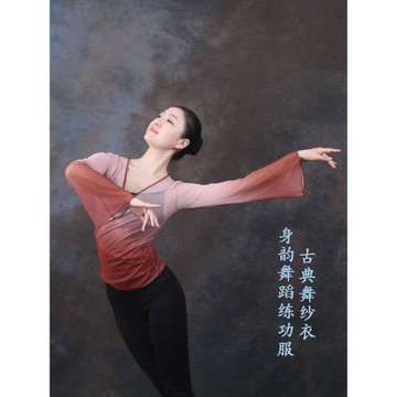 中國舞古典舞是服裝身韻藝術藝考舞蹈紗衣練功服女基訓服