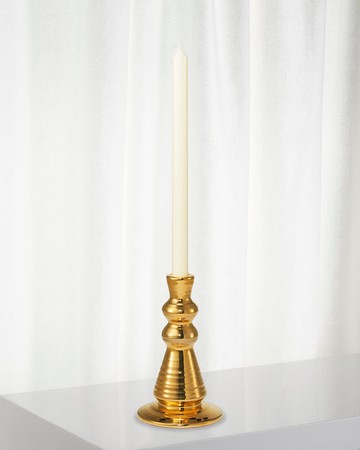 Allette 7.4" Extra-Large Candleholder, Gold