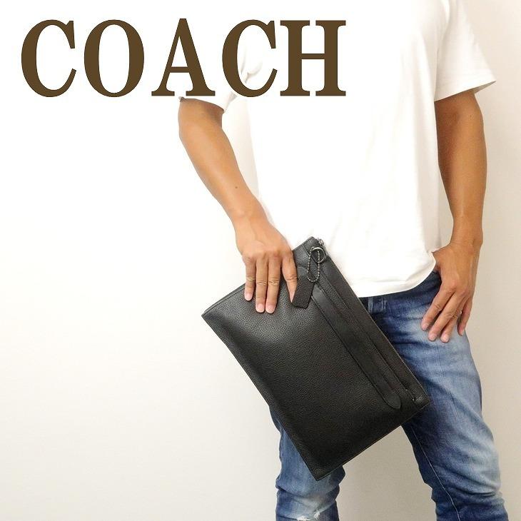 COACH　スタッズ　ショルダーバッグ　2way　クラッチバッグ　ブラック