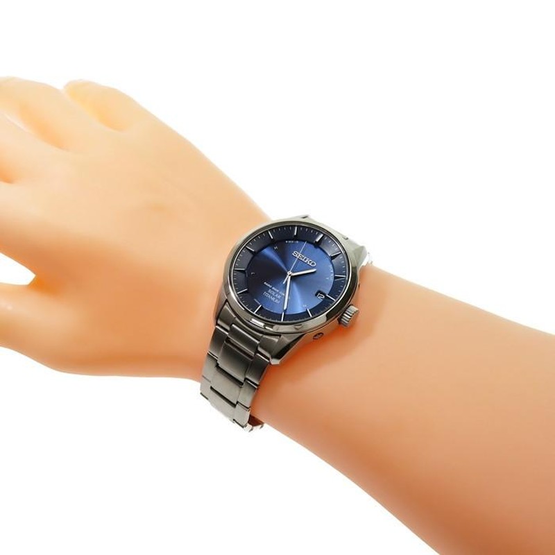 人気　SEIKO スピリット　電波ソーラー 　チタン　メンズ　腕時計 SEIKO/セイコー スピリット 7B42-0BB0 腕時計 チタン ソーラー