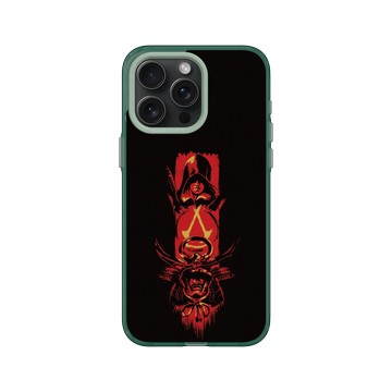 iPhone 15 Pro Max Clear 憂墨綠 - Assassin's Creed - Assassin's Creed® Shadows - Naoe and Yasuke ink