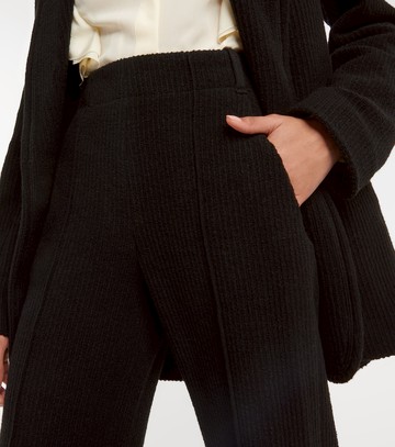 Chloé High-rise flared virgin wool pants