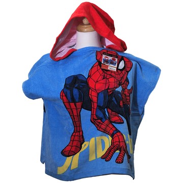蜘蛛人系列連帽浴巾-1條