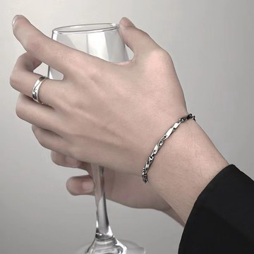【衣衫倉庫】 韓國 手鍊 鈦鋼  手環 男生手鍊 男生飾品