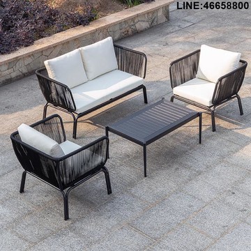 藤編桌椅 沙發椅 戶外家具 酒店家具 度假村家具 戶外沙發 庭院家具 躺椅 戶外桌椅組合 休閒家具 露營桌椅 商用家具 戶外藤編沙發組合室外休閑露臺庭院花園露天防水陽光房藤椅沙發 支持訂製 免運到府 快速出貨