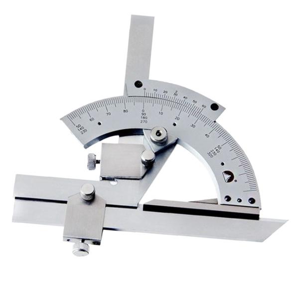 一般的なツール炭素鋼分度器角度ファインダー、0-320度、耐久性、正確