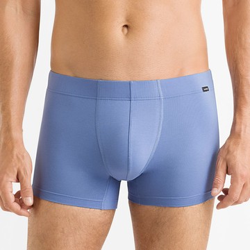 【HANRO】Cotton Essentials貼身四角男內褲S-XL(淡藍紫)