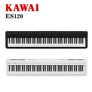 【小叮噹的店】KAWAI ES120 88鍵 便攜式 電鋼琴 無琴蓋 單主機 數位鋼琴