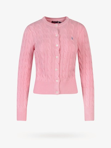 Cotton cardigan with embroidered logo - POLO RALPH LAUREN - gender_Woman