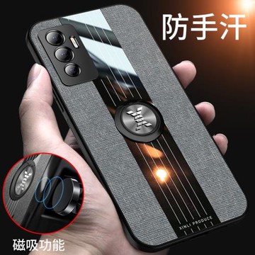 適用vivov23e手機殼硅膠保護套v23E全包防摔vivo V23e磨砂布紋軟殼V23E一體指環帶磁吸5g商務時尚男女款vov外