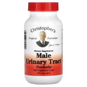 Christopher's Original Formulas, 男性尿路支持配方，475 毫克，100 粒素食膠囊