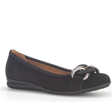 GABOR BLACK CASUAL CLOSED BALLERINAS 黑色女款鞋子