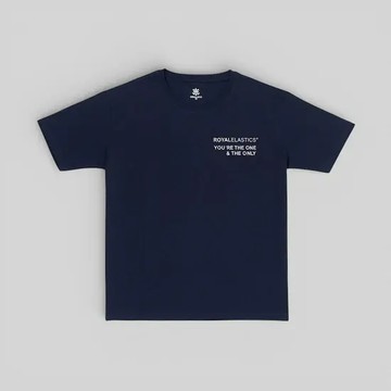 A11 ROYAL 復古大Logo Tee 深藍 S