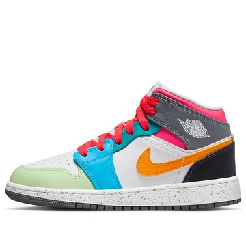 (GS) Air Jordan 1 Mid 'Multi-Color'