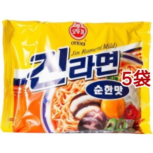 オットギ ジンラーメン 中辛 120g*5袋セット  オットギ