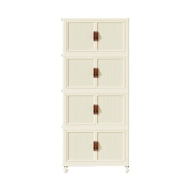 收納柜折疊多層大號玩具柜子儲物柜零食柜收納箱家用置物柜整理盒