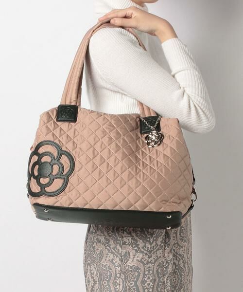 CLATHAS/クレイサス スピカ ボストンバッグL ベージュ×ブラック F 通販 LINEポイント最大1.0%GET LINEショッピング ★CLATHAS★ クレイサス チャームが可愛い! 2way ショルダーバック