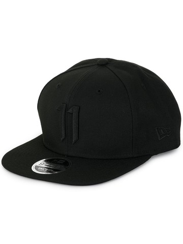 11 By Boris Bidjan Saberi - embroidered logo cap - unisex - Polyester - One Size - Black