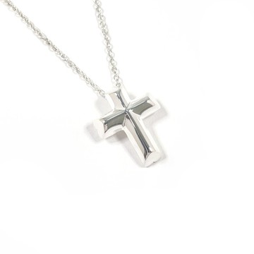 【日本直購 中古美品】蒂芙尼 TIFFANY&Co. 項鍊 T&CO. 鏤空愛心十字 Paloma Picasso 純銀 925 古董飾品