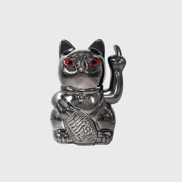 ANGRY CAT 中指貓 (亮黑)