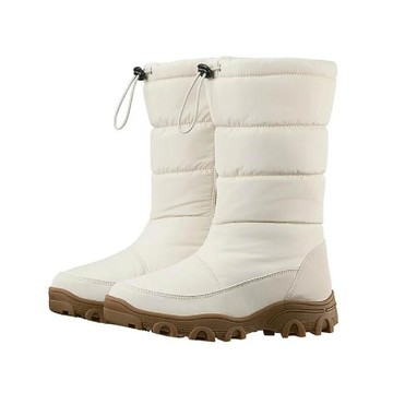 atunas 歐都納 女 雪地漫步防水高筒靴卡其a1gcgz06w/中筒雪靴/刷毛雪靴/保暖防水