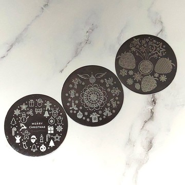 BEnails美甲轉印鋼板 草莓爆新喜(小圓版)SC018美甲印花板 指彩