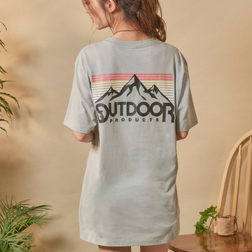 【OUTDOOR】口袋LogoT恤-灰色 ODT005GY (ODCLO)