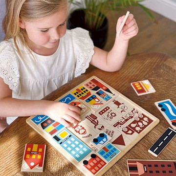 【美國 Mentari】小小職人認知組(木製教具/拼圖/認知發展)