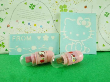 【震撼精品百貨】Hello Kitty 凱蒂貓~2入印章-粉色系