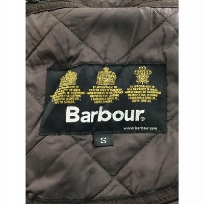 Barbour◇キルティングジャケット/S/ポリエステル/KHK/無地