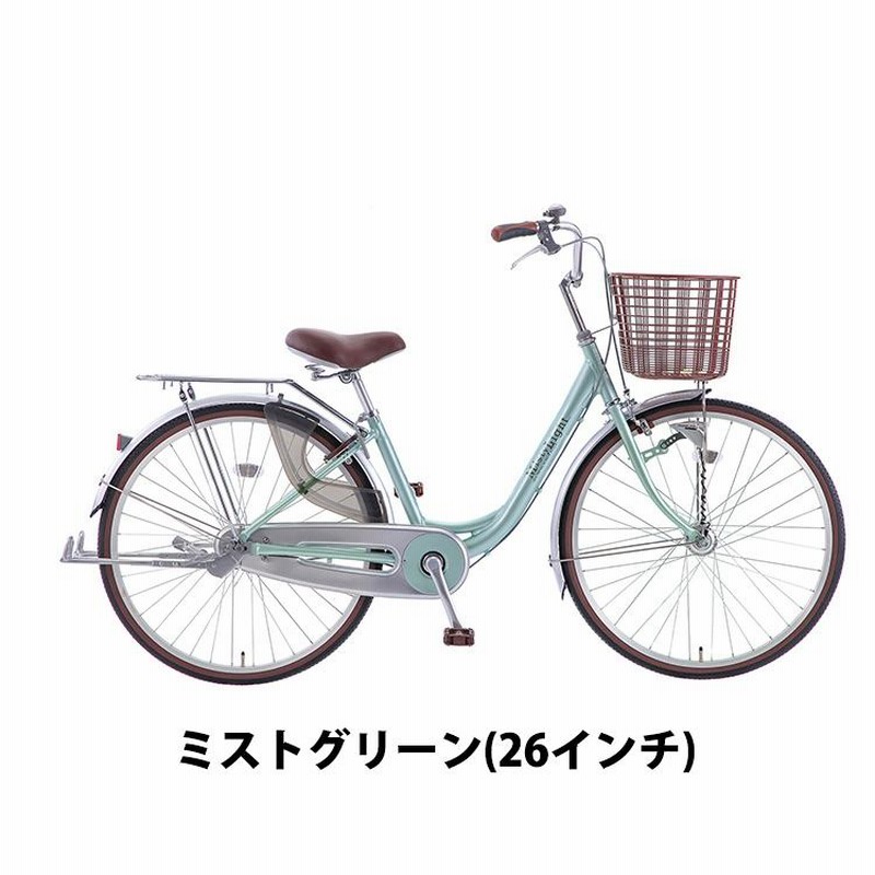 クリアランス セール 自転車 ママチャリ 完全組立 24インチ 変速なし ...