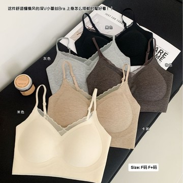 超大碼內衣 F杯內衣 新款無痕內衣女小胸聚攏無鋼圈收副乳防下垂調整型文胸罩