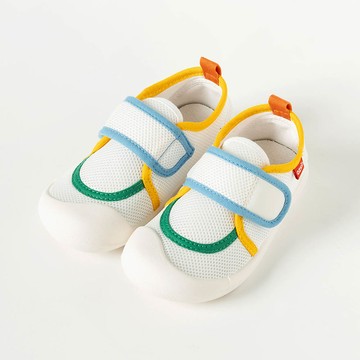 韓國 OZKIZ - 水陸兩穿！網眼透氣玩水沙灘鞋/休閒鞋-藍X綠X黃