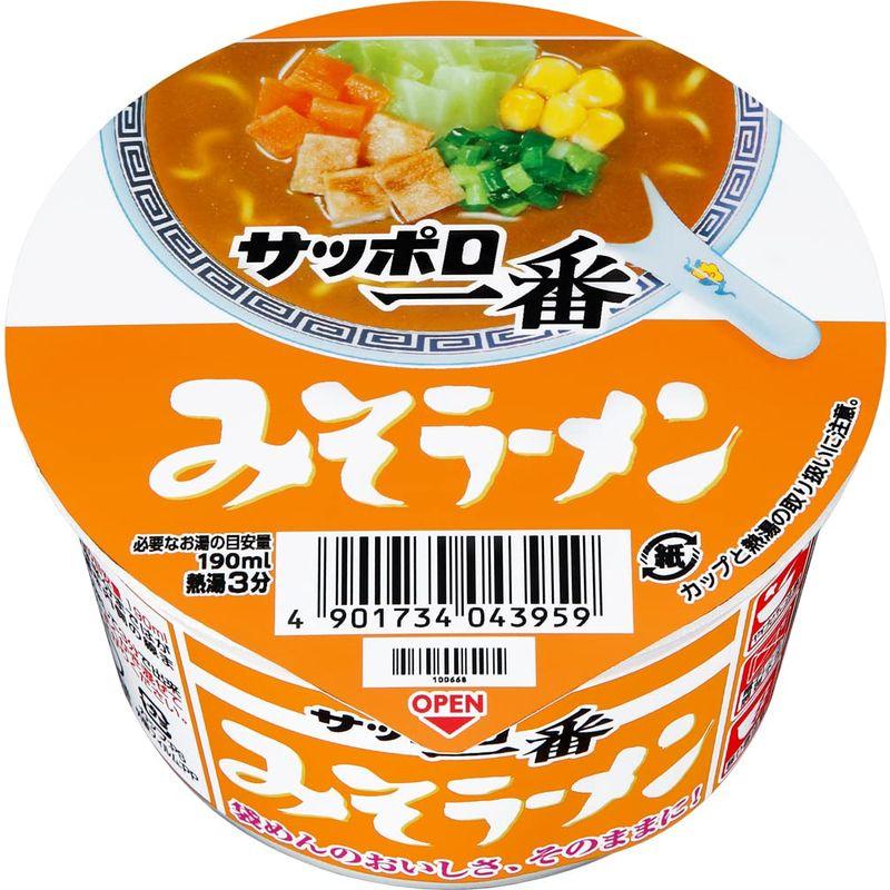 サッポロ一番 みそラーメン ミニどんぶり 46g×12個