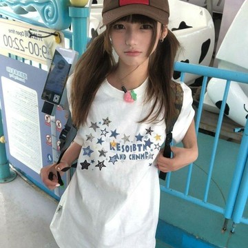 【WYZ】100%純棉短袖t恤女2026新款爆款夏季寬鬆半袖設計感小衆ins上衣