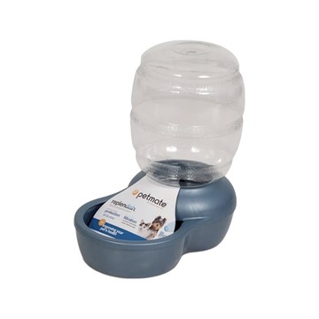 Petmate Replendish 餵水器 Microban抗菌技術 大瓶口方便清洗  藍色  1個