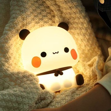 ✨臺灣出貨✨網紅可愛熊貓一二小夜燈送女生送男生送閨蜜生日禮物畢業禮物擺件