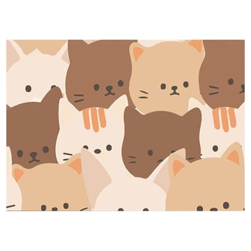 喬木居家 卡通動物造型硅藻泥踏墊  60 x 40cm  卡通05  1個
