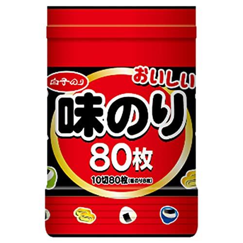 白子のり 卓上味のり 10切80枚×12個入×(2ケース)