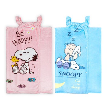 【MORINO】SNOOPY史努比超細纖維高質感印花浴裙