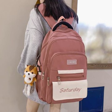 大容量減負護脊中學生初中生書包女高中生日系2022新款雙肩背包男