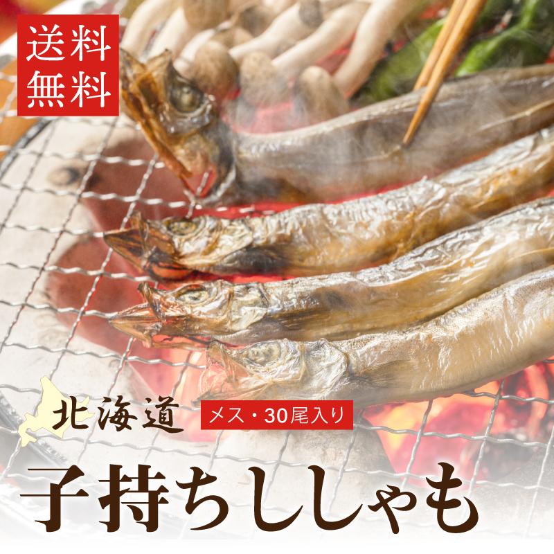 北海道産 本ししゃも メス 30尾入 子持ちししゃも シシャモ 柳葉魚 送料無料
