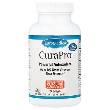 EuroMedica, CuraPro®，120 粒軟膠囊