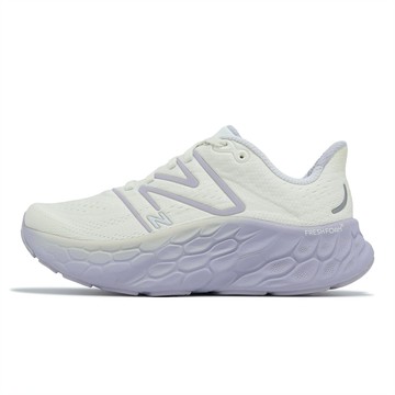 New Balance NB 慢跑鞋 Fresh Foam X More V4 D 寬楦 女鞋 白 紫 厚底 NB 運動鞋 WMORCU4-D