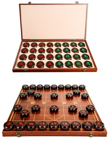 象棋 國際象棋 象棋中國象棋實木高檔大號套裝紅木棋子便攜式折疊棋盤老人送禮玩具交換禮物