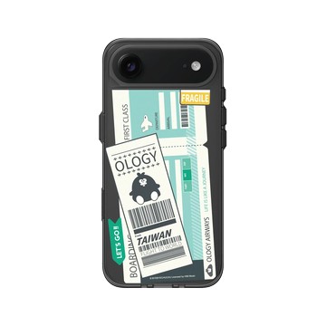 iPhone Air Clear (相機按鈕) 酷墨灰 - 奧樂雞 Ology - TRAVELING